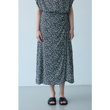 LAFEL 라펠소로브 프린트 셔링 롱 스커트LOMS235