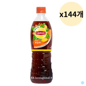 립톤 아이스티 홍차 복숭아 음료 대용량 500ml 144개