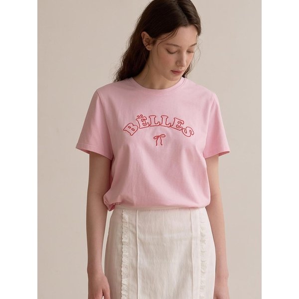 Graphic round t shirt - Pink