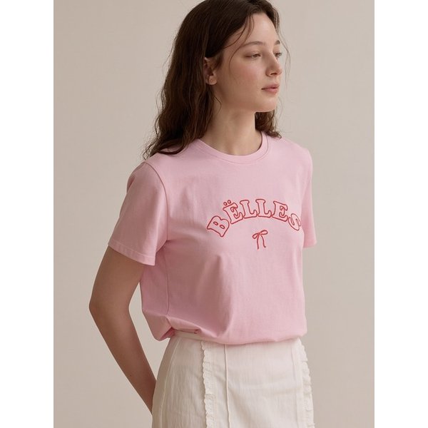 Graphic round t shirt - Pink