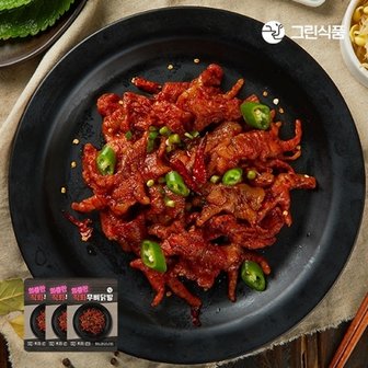 참바다 화통한 직화 무뼈 닭발 150g x 3팩