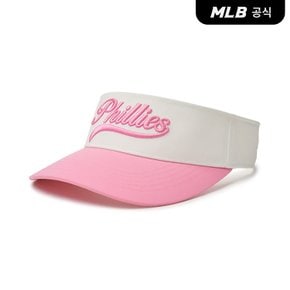 [코리아공식] [MLB] 바시티 베이직 컬시브 레터링 배색 썬캡 (4 COLOR)