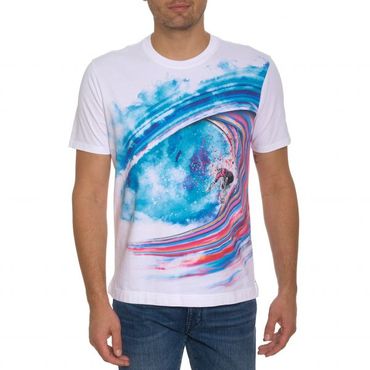 이스퀘어 5117213 Robert Graham Pipeline Cotton Graphic T-Shirt