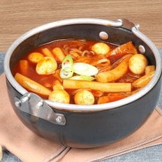 산채만 즉석 국물 떡볶이 밀키트 2인분 매운맛 준비된 밀떡 소스어묵으로 5분이면 떡볶이완성