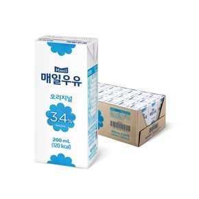 매일우유 우유 멸균오리지널 200ml 24팩