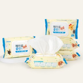 강아지 페이셜 티슈 30매 대나무원단 페이셜클린 뱀부티슈 캡형
