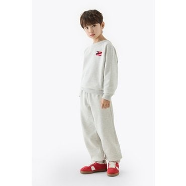 타미힐피거키즈 25/SS  T42F1PPC500BT1 부클 플래그 스웨트 팬츠