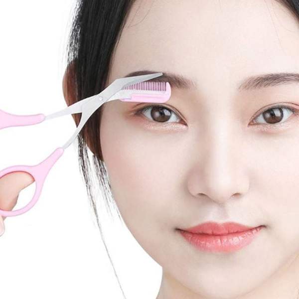 확대된 대표 눈썹칼 잔털 정리 다듬기 눈썹가위 셀프 ur 435