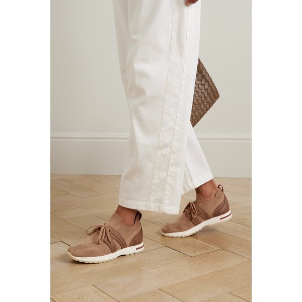 360 LP 플렉시 워크 스웨이드 가죽 울 스니커즈 베이지 46376663162893143