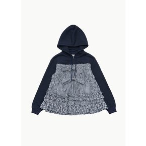 샌디리앙 24PF SANDY LIANG ESTHER HOODIE IN NAVY