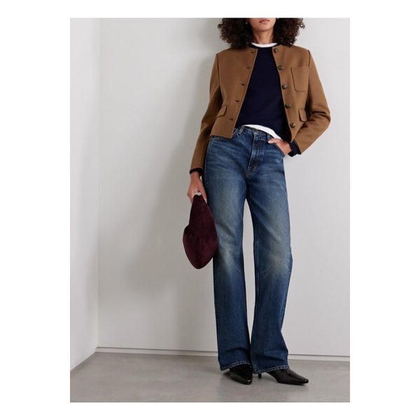 베로니카비어드 리사 크롭 울 혼방 재킷 브라운 1647597337218656