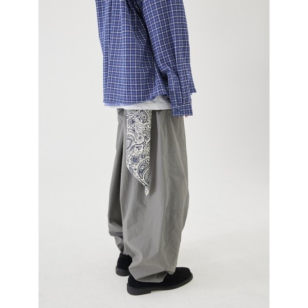 Basic Ballon Pants - Grey
