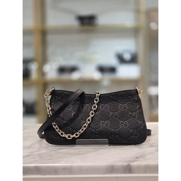 [시흥점] 여성 GG 엠블럼 수퍼 미니백 815278-AAEEM-1000