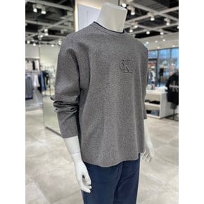 [파주점] [캘빈클라인진]남성 엠보스드 로고 테크 크루넥 스웨터 4RD300G-P7E