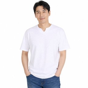 남성 순면 여름 미니멀 브이넥 반팔티 SO-TSH-SO9