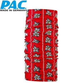 독일브랜드 PAC 팩 Original Edelweiß Rot 8810-162 멀티밴드(버프,헤드웨어,마스크,두건)