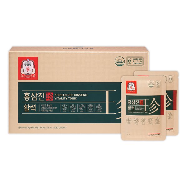 홍삼진활력 35ml 30포+쇼핑백