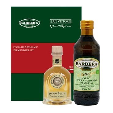 신세계 가공 [바르베라]바이오로지코 올리브오일 500ml + 말레티레냐니 콘디멘토 화이트PQ 250ml 세트
