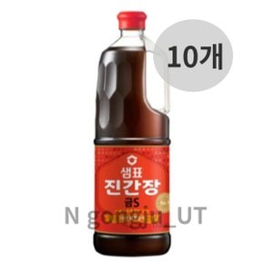 샘표 발효명가 조림 볶음 감칠맛 금S 진간장 1.7L10개