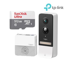 Tapo D230S1+512GB SD카드 무선 도어벨 현관문 CCTV 홈캠 세트