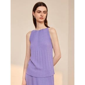 YY_Chic crease sleeveless top_PURPLE