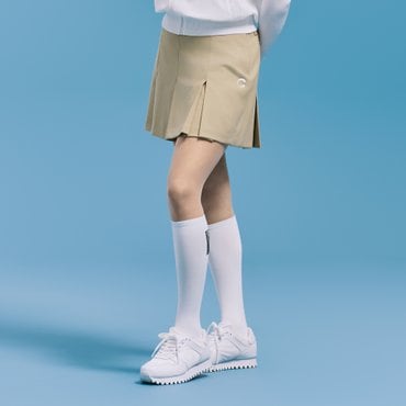 챌린저 여성 컴포트 와이드 밴드 플리츠 큐롯