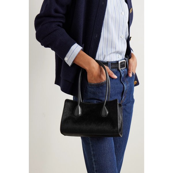 리에 스튜디오 더 루 소가죽 숄더백 블랙 46376663162978497