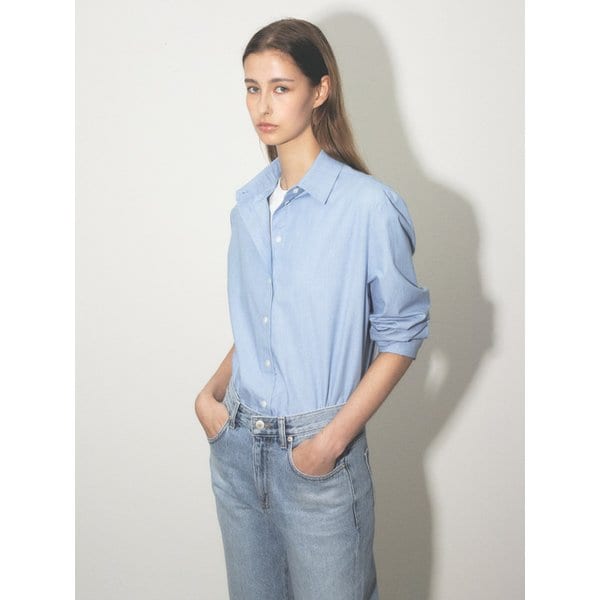 OVER-FIT DENIM SHIRTS_LIGHT BLUE
