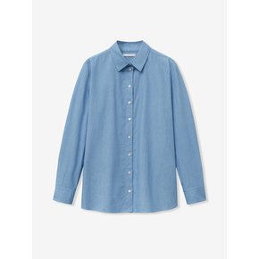 OVER-FIT DENIM SHIRTS_LIGHT BLUE