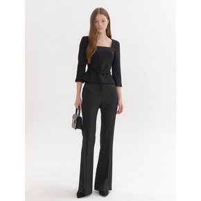 Signature Boots-cut Slacks / Black(3color)