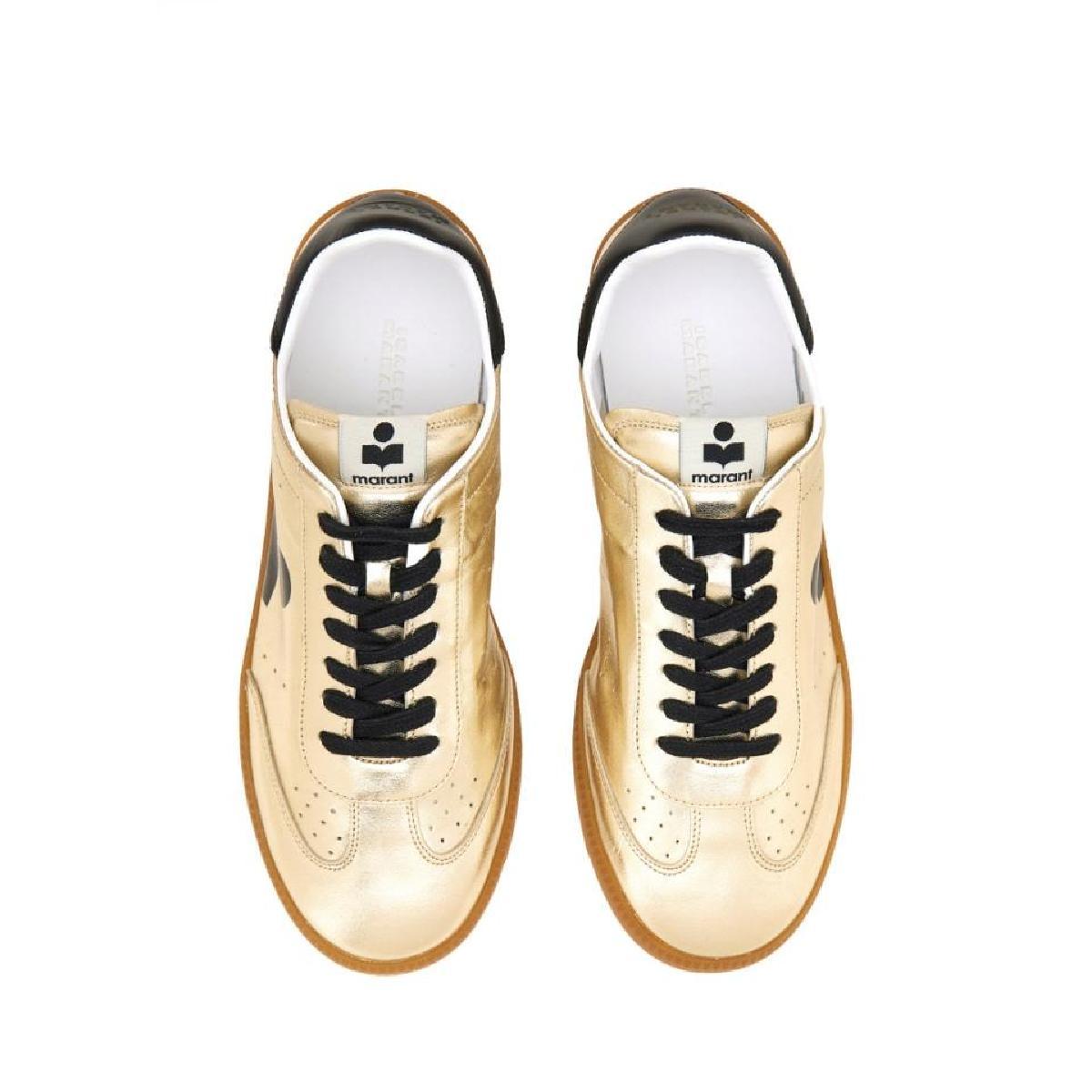 スニーカー Isabel Marant SS25 (BK0055FA C1E07SLGBK) KAYCEE スニーカー 女性 Light Gold/Black | ISABEL MARANT 公式