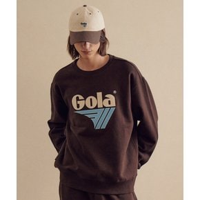 GOLA 빅로고 스웨트 셔츠 [BROWN]