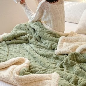 노르딕 양털 담요 B 블랭킷 이불 극세사 밍크 캠핑 러그 쇼파 겨울 블랑캣 BB04A blanket