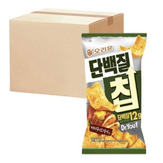  오리온 닥터유 단백질칩 버터구이오징어맛 60g x12입