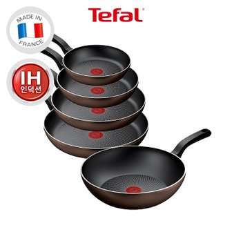 테팔 [프랑스신제품]테팔 인덕션 라이트쿡 5종(팬22+24+28+30+웍28)