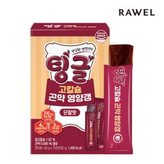 팅글 고칼슘 곤약 영양갱 15포 10박스 칼슘 210mg 아연 식이섬유 함유