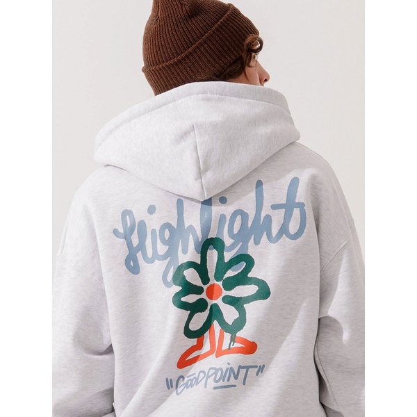 포인트굿 후드 화이트오트밀 STHD3579