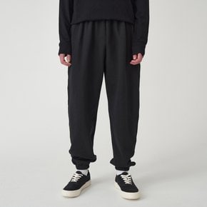 ESSENTIAL LOGO PRINTING SWEAT PANTS_BLACK