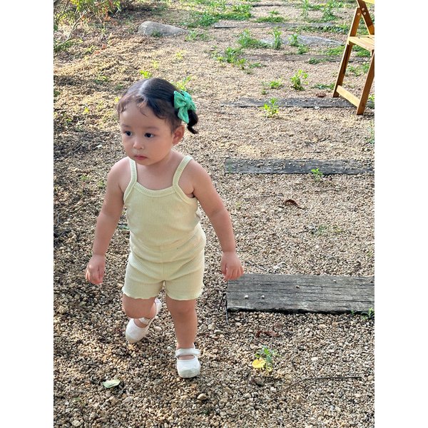 귀여운 쪼꼬미 - 코튼 유아 나시