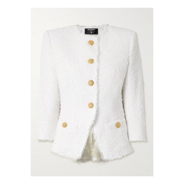 트위드 블레이저 화이트 1647597349885783