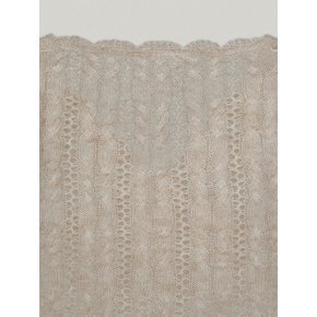 HAIRY CABLE CARDIGAN (OATMEAL)
