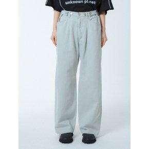 UP-594 턱 와이드핏 피그먼트 팬츠 연그레이_TUCK WIDE PIGMENT PANTS LIGHT-GRAY