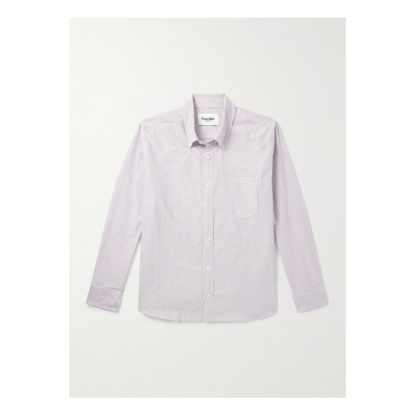 코리더 스트라이프 코튼 옥스포드 셔츠 46376663162917575