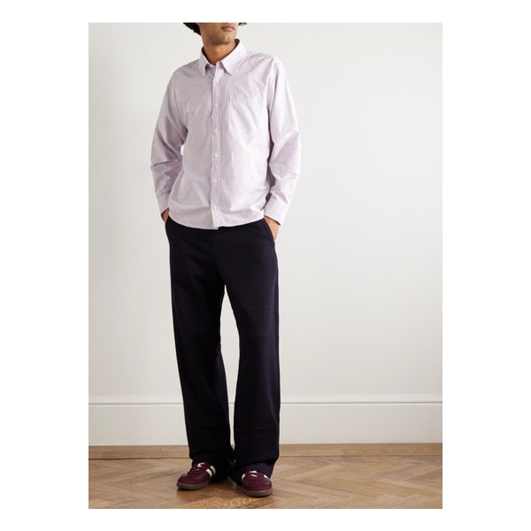 코리더 스트라이프 코튼 옥스포드 셔츠 46376663162917575