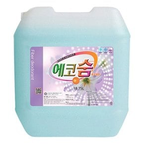 대용량 섬유탈취제 에코숨 플로랄향 18.75L 악취제거 (WB38491)