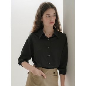 U Silky Classic Shirt_Black