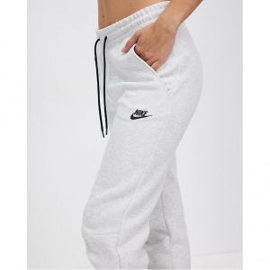 나이키 3539162 Nike 나이키 스포츠웨어 테크 플리스 미드라이즈 조거 - 라이트 그레이, 헤더  블랙