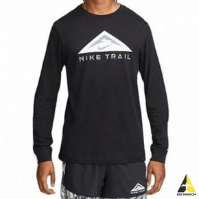 나이키 남성 드라이핏 트레일 (DV9381-010) (M NK DF TEE LS TRAIL)