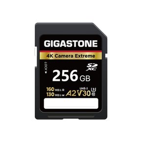 Gigastone SD 256GB, 4K Camera Extreme, UHS-I A2 V30 U3 Class 10 SDXC, 160MBs, 4K UHD Canon