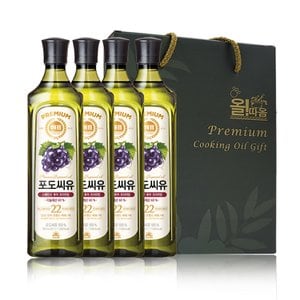 사조 올따옴 선물세트 기획 해표 포도씨유 900ml 4입